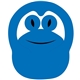 a blue 300 frog pop - up sun visor