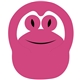 a hot pink 226 frog pop - up sun visor