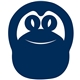 a navy 289 frog pop - up sun visor