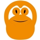 a orange 021 frog pop - up sun visor