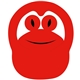 a red 485 frog pop - up sun visor