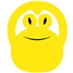 a yellow u frog pop - up sun visor