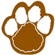a brown 499 foam paw cheering waver for stadiums