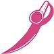 a hot pink 226 foam pirate sword cheering accessory