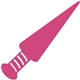 a hot pink 226 novelty foam dagger for events