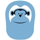 a blue 542 monkey popup visor