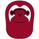 a maroon 202 monkey popup visor