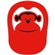 a red 485 monkey popup visor