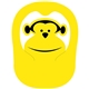a yellow u monkey popup visor