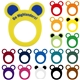 a group of round animal ears pullover visor