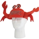a group of crab band novelty foam hat