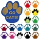 a group of foam paw cheering waver for stadiums