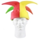 a group of compression packed fun jester hat