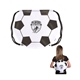 a group of polyester gametime soccer ball drawstring backpack 17 x 14.5