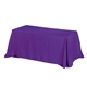 a purple grape 4- sided throw style table covers table throws (one color print) / fits 6 ft table