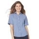 Promotional FeatherLite(R) Ladies Short Sleeve Oxford Shirt - COLORS