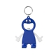aerial view a blue cheersmate keychain bottle opener, image 1 of 5