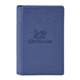 aerial view a blue toscano genuine leather rfid booklet / passport holder, image 1 of 2