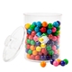 a clear cylinder acrylic gift jars - gumballs