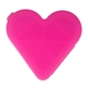 a pink 7 compartment heart pill box