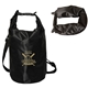 aerial view a black voyageur 5 liter wet / dry bag, image 1 of 2