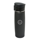 aerial view a all black wellspring 450 ml. (15 fl. oz) vacuum travel mug, image 1 of 2