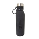aerial view a black rubberized brisbane 600 ml. (20 fl. oz) bottle, image 1 of 2