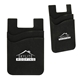aerial view a black tarbella double wallet, image 1 of 2
