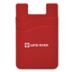 aerial view a burgundy tarbella double wallet, image 1 of 2