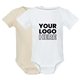 Promotional Rabbit Skins - Infant Baby Rib Bodysuit - WHITE