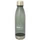 aerial view a black transparent rockit clear 700 ml. (23.5 fl. oz) bottle, image 1 of 3