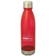 aerial view a red transparent rockit clear 700 ml. (23.5 fl. oz) bottle, image 1 of 2