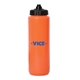 a orange bottle & black lid victory 1000 ml. (33 fl. oz) squeeze bottle