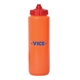 a orange bottle & red lid victory 1000 ml. (33 fl. oz) squeeze bottle