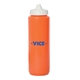 a orange bottle & white lid victory 1000 ml. (33 fl. oz) squeeze bottle