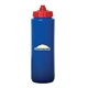 a royal blue bottle & red lid victory 1000 ml. (33 fl. oz) squeeze bottle