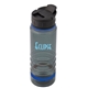 aerial view a royal blue-smoke tritan(tm) 750 ml. (25 fl. oz) water bottle sip top, image 1 of 2