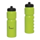 aerial view a lime green functionista 750 ml. (25 fl. oz) push - pull sports bottle, image 1 of 2