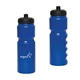 aerial view a royal blue functionista 750 ml. (25 fl. oz) push - pull sports bottle, image 1 of 2