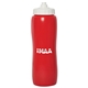 a red bottle & white lid valais 1000 ml. (33 fl. oz) squeeze bottle