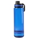 aerial view a royal blue bayside tritan water bottle, image 1 of 4