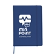 aerial view a blue comfort revello soft bound cover touch bound journal - 5 x 7, image 1 of 2