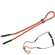 a orange adjustable sunglass strap