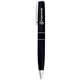 aerial view a black soho brasstwist ballpoint pen, image 1 of 3