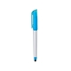 aerial view a blue with matching highlighter trilogy highlighter stylus pen, image 1 of 2
