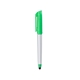 aerial view a green with matching highlighter trilogy highlighter stylus pen, image 1 of 2