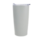 aerial view a matte gray with clear lid 20 oz himalayan tumbler, image 1 of 2