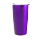 aerial view a metallic purple with clear lid 20 oz himalayan tumbler, image 1 of 2