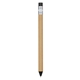 aerial view a natural paper barrel with black trim paper barrel pencil - look pen, image 1 of 2