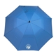 aerial view a royal 58 recycled golf umbrella with wooden handle, image 1 of 4